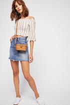 Smock Around Striped Top By Free People